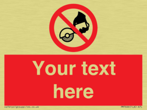 Custom Do not use with hand held grinding machine